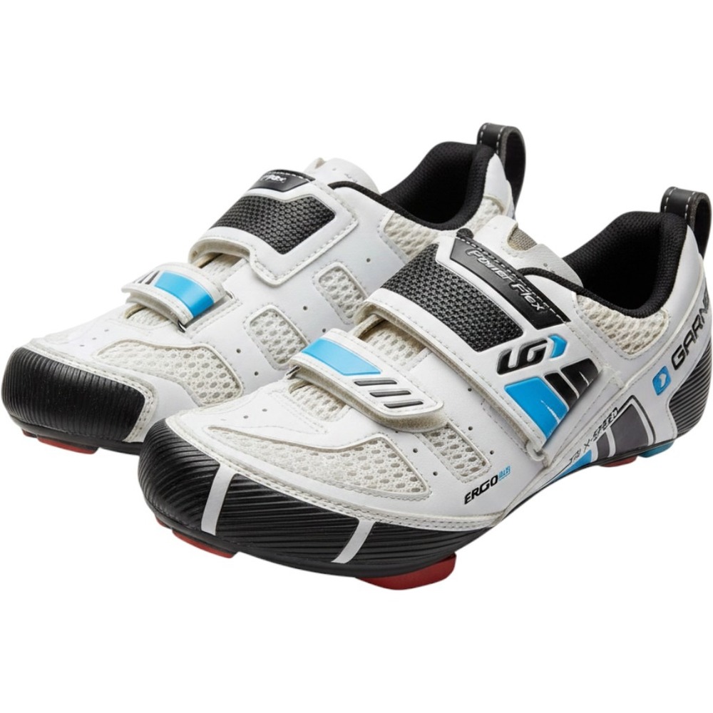 Louis Garneau Tri X-Speed Cycling Shoes Mens 8.5 White Triathlon Cleats